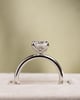 Platinum | 2.57ct - F - VVS2 Elongated Cushion Lab Diamond | Lab Diamond side stones