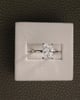 Platinum | 2.9ct - E - VVS2 Elongated Cushion Lab Diamond | Lab Diamond side stones