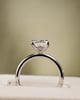 Platinum | 2.9ct - E - VVS2 Elongated Cushion Lab Diamond | Lab Diamond side stones