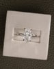 Platinum | 2.9ct - E - VVS2 Elongated Cushion Lab Diamond | Lab Diamond side stones