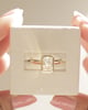18k Yellow Gold | 1.73ct - F - VVS2 Radiant Lab Diamond