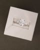 Platinum | High Set | 2.1ct - E - VS1 Elongated Cushion Lab Diamond | Lab Diamond side stones