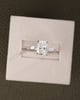 Platinum | High Set | 2.1ct - E - VS1 Elongated Cushion Lab Diamond | Lab Diamond side stones