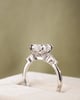 Platinum | High Set | 2.1ct - E - VS1 Elongated Cushion Lab Diamond | Lab Diamond side stones