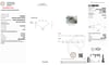 Platinum | High Set | 2.53ct - E - VVS2 Elongated Cushion Lab Diamond | Lab Diamond side stones