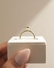 18k Yellow Gold | 8x6mm Oval Moissanite