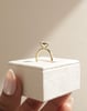 18k Yellow Gold | 8x6mm Oval Moissanite