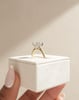 18k Yellow Gold / Platinum | 2.5ct - E - VS1 Oval Lab Diamond | Lab Diamond side stones