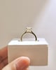 18k Yellow Gold | 2.14ct - F - VS1 Oval Lab Diamond | Lab Diamond side stones