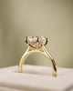 18k Yellow Gold | 2.45ct - E - VS1 Oval Lab Diamond | Lab Diamond side stones