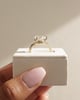 18k Yellow Gold | 11x7.5mm Pear Moissanite