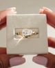 18k Yellow Gold | 11x7.5mm Pear Moissanite