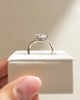 Platinum | 9x6mm Pear Moissanite