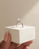 Platinum | High Set | 2.72ct - F - VVS2 Oval Lab Diamond | Lab Diamond side stones