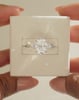 Platinum | High Set | 2.72ct - F - VVS2 Oval Lab Diamond | Lab Diamond side stones