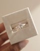 18k Rose Gold | Low Set | 8x6mm Oval Moissanite | Lab Diamond side stones