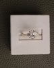 18k Yellow Gold | High Set | 1.53ct - F - VS1 Oval Lab Diamond | Lab Diamond side stones
