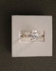 18k Yellow Gold | High Set | 2.21ct - D - VVS2 Oval Lab Diamond | Lab Diamond side stones
