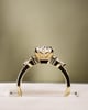 18k Yellow Gold | High Set | 1.6ct - E - VVS2 Oval Lab Diamond | Lab Diamond side stones