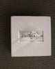 Platinum | Low Set | 1.57ct - D - VVS2 Oval Lab Diamond | Lab Diamond side stones