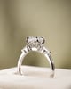 Platinum | High Set | 1.9ct - E - VVS1 Oval Lab Diamond | Lab Diamond side stones
