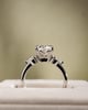 Platinum | High Set | 2.47ct - F - VVS2 Oval Lab Diamond | Lab Diamond side stones