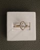 18k Yellow Gold | 2.1ct - F - VVS2 Oval Lab Diamond | Lab Diamond side stones