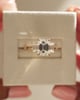 18k Yellow Gold | 8.5x6.5mm Emerald Moissanite | Moissanite side stones