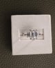 Platinum | 2.71ct - F - VVS2 Emerald Lab Diamond | Lab Diamond side stones