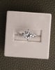 Platinum | 1.45ct - E - VS1 Princess Lab Diamond | Lab Diamond side stones