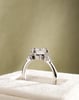 Platinum | 1.55ct - E - VVS2 Princess Lab Diamond | Lab Diamond side stones