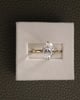 18k Yellow Gold | High Set | 2.5ct - D - VVS2 Oval Lab Diamond | Lab Diamond side stones