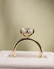 18k Yellow Gold | High Set | 2.78ct - E - VVS2 Oval Lab Diamond | Lab Diamond side stones