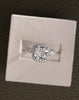 Platinum | 2.55ct - E - VVS2 Cushion Lab Diamond | Lab Diamond side stones