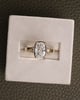 18k Yellow Gold | 2.52ct - D - VVS2 Elongated Cushion Lab Diamond | Lab Diamond side stones