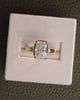 18k Yellow Gold | 3.09ct - F - VVS2 Elongated Cushion Lab Diamond | Lab Diamond side stones