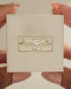18k Yellow Gold | 7.5x5.5mm Radiant Moissanite | Lab Diamond side stones