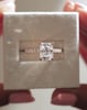 18k Rose Gold | 8.5x6.5mm Radiant Moissanite | Lab Diamond side stones