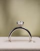 Platinum | 1.59ct - E - VVS2 Elongated Cushion Lab Diamond | Lab Diamond side stones