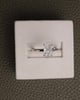 Platinum | 1.59ct - E - VVS2 Elongated Cushion Lab Diamond | Lab Diamond side stones