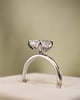 Platinum | 2.27ct - D - VVS2 Elongated Cushion Lab Diamond | Lab Diamond side stones