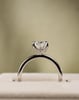 Platinum | 2.27ct - D - VVS2 Elongated Cushion Lab Diamond | Lab Diamond side stones