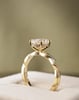 18k Yellow Gold | 2.05ct - E - VVS2 Oval Lab Diamond | Lab Diamond side stones