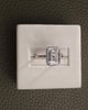 Platinum | 3.72ct - D - VVS1 Emerald Lab Diamond | Lab Diamond side stones