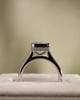 Platinum | 3.72ct - D - VVS1 Emerald Lab Diamond | Lab Diamond side stones