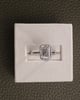 Platinum | 3.08ct - E - VVS1 Emerald Lab Diamond | Lab Diamond side stones