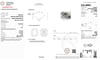 Platinum | 2.06ct - D - VVS1 Elongated Cushion Lab Diamond | Lab Diamond side stones