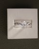 Platinum | 2.02ct - E - VVS2 Elongated Cushion Lab Diamond | Lab Diamond side stones