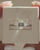 Platinum | 11x5.5mm Elongated Hexagon Moissanite | Lab Diamond side stones