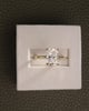 18k Yellow Gold | 3.1ct - E - VS1 Elongated Cushion Lab Diamond | Lab Diamond side stones